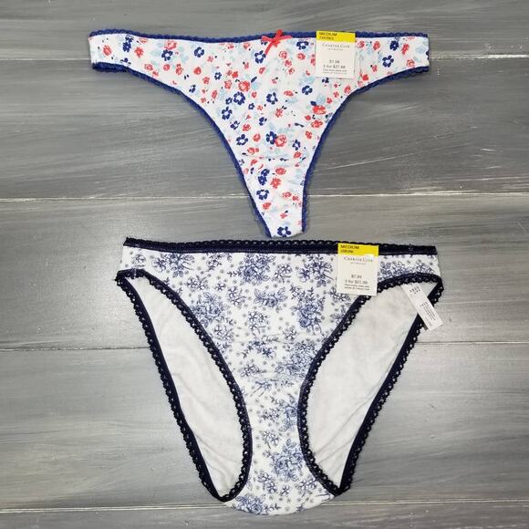 Charter Club Other - Charter Club Underwear 1 Thong, 1 Bikini 100% Cotton Size Medium‎
